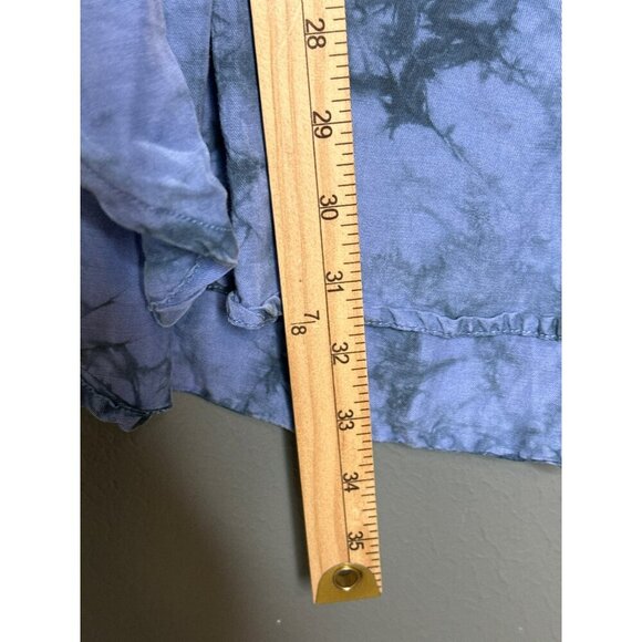 Anthropologie Cloth & Stone Women's Petite XS Liv Tie-Front Mini Dress - Picture 7 of 12